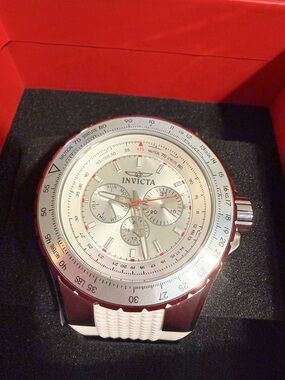 Invicta Aviator Skyshock Men's Watch - 50mm, White